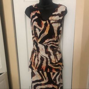 2pc knit fitted top flared skirt